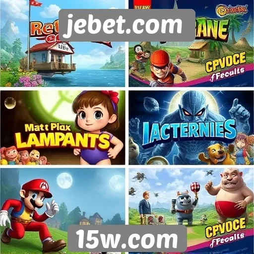 Comparativo de jogos populares disponíveis no jebet.com
